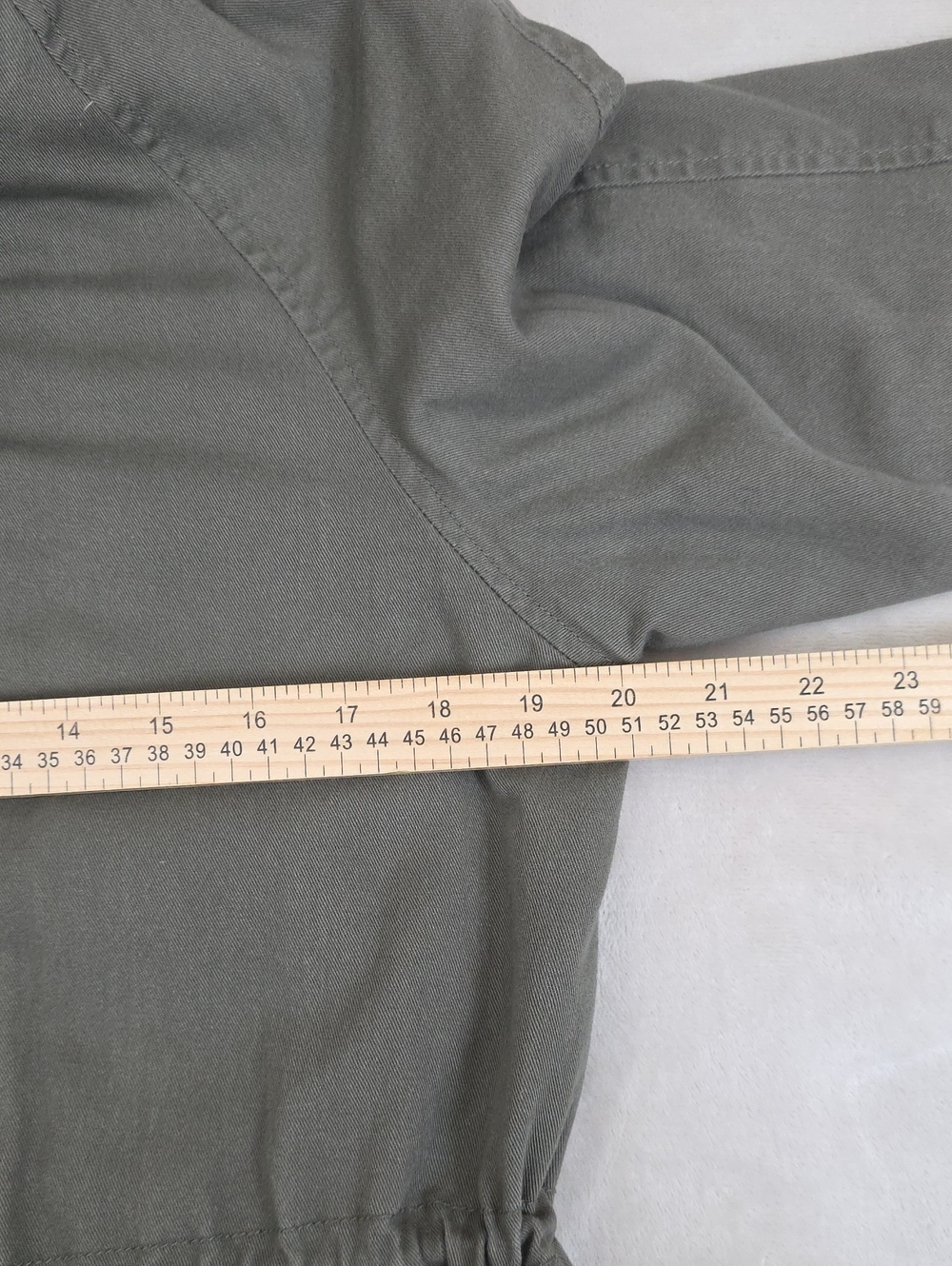 *Collection New York Olive Green Sherpa Lined Hooded Utility Jacket Women Large - Picture 16 of 16